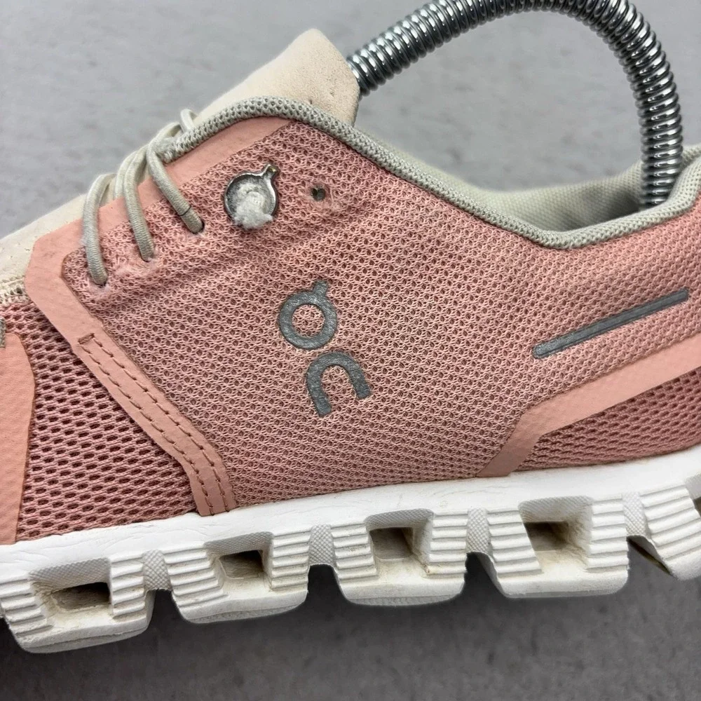 On Cloud Shoes Womens Size 7 Pink CloudTec Mesh Running Sneakers 59.98556